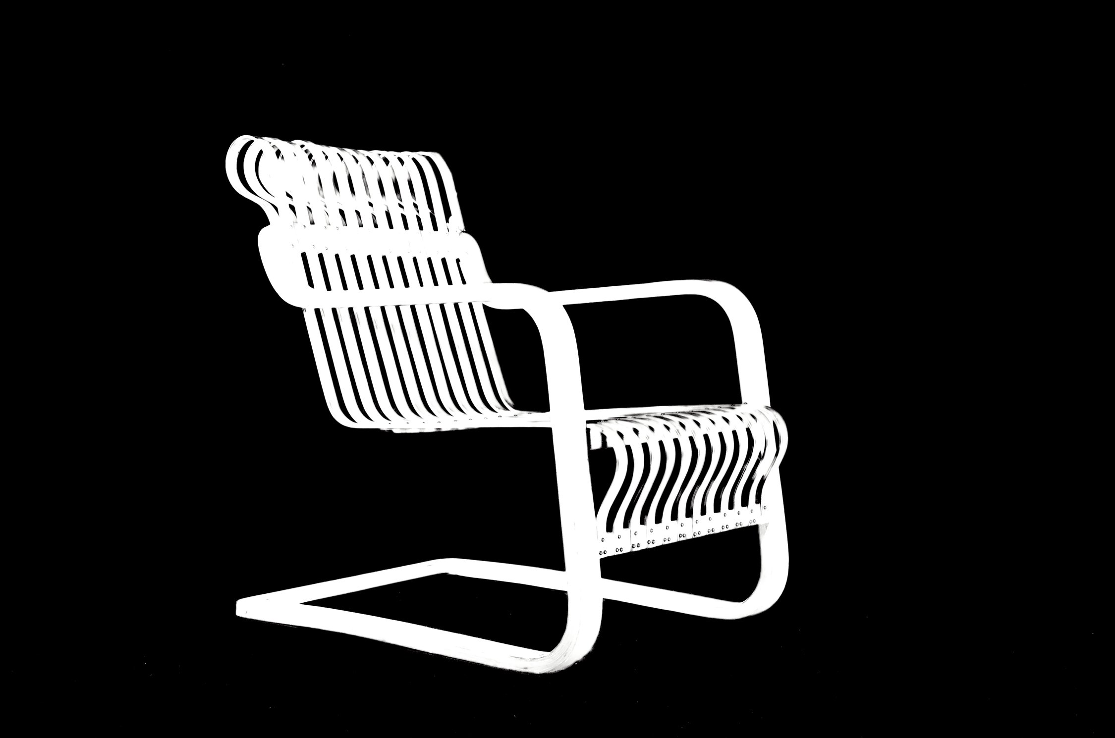 Ubunji Kidokoro Bamboo Chair Commissioned by Mitsukoshi Ltd. <br